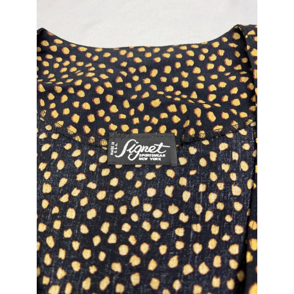 Signet New York Vintage Elephant Novelty Print Blazer Jacket Rayon Large USA - Picture 13 of 16